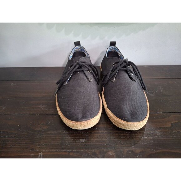 EUC Ben Sherman Men's Black Lace Up Espadrille Sneakers/Sz. 10.5 - Picture 5 of 9